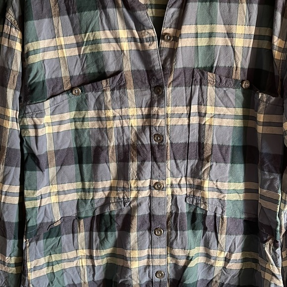 Free People Plaid Button Down - Picture 4 of 7